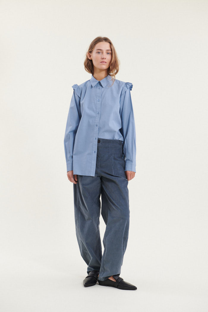 Basic Apparel Milly Shirt Skjorter 737 Windward blue
